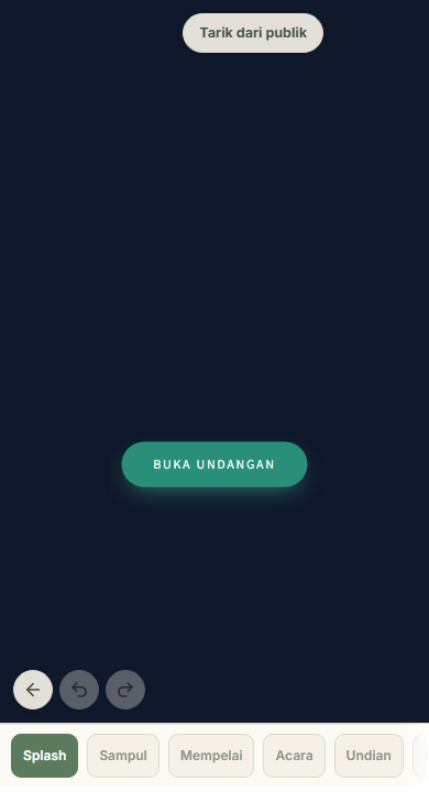 Masuk lewat Undanganmu