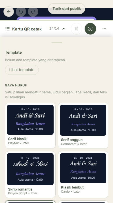 Buka tab Tema
